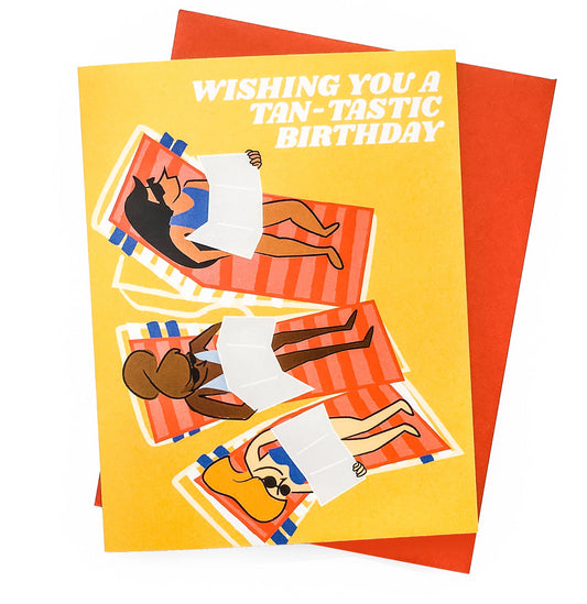 Tan-tastic Birthday Card