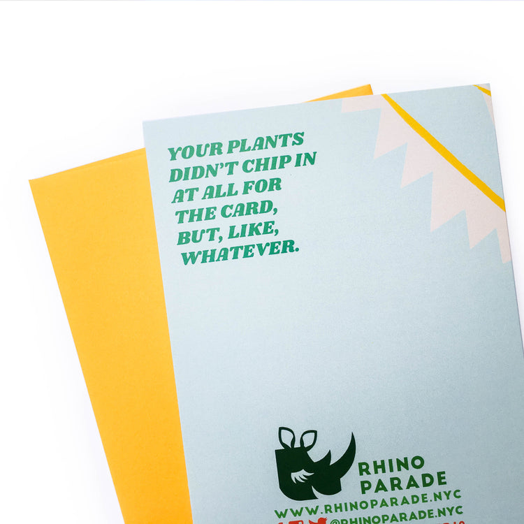Plant Birthday Card