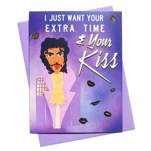 Extra Time Kiss Prince Love Card