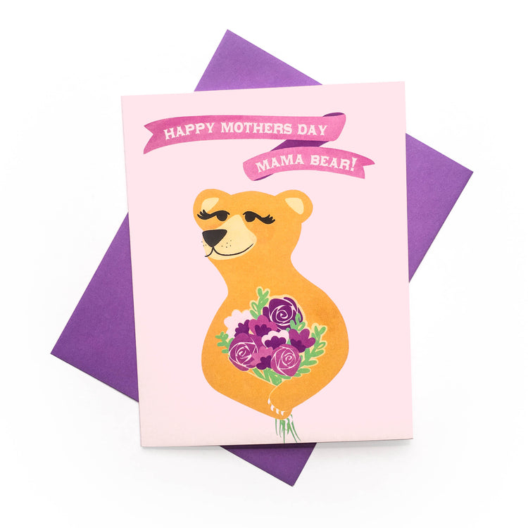 Mama Bear Mothers Day Card