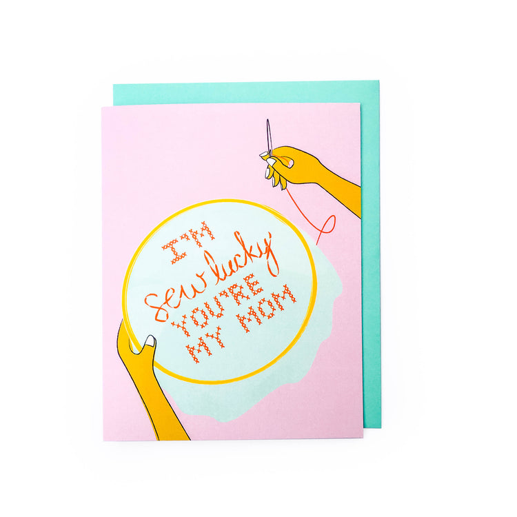 Sew Lucky Mother's Day Card