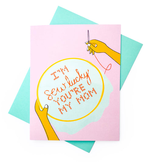 Sew Lucky Mother's Day Card