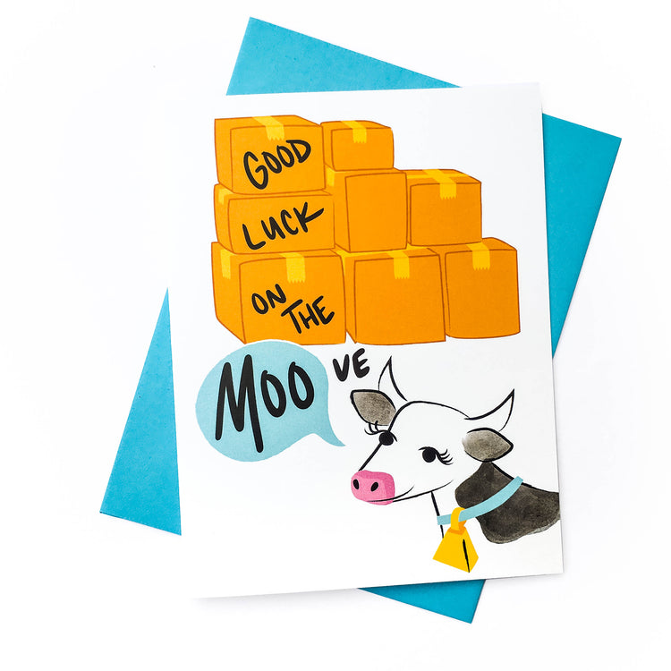Good Luck on the MOO-ve Card