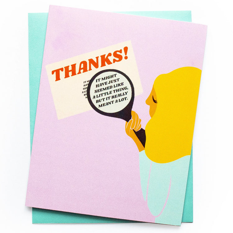Little Thing Thank You Card