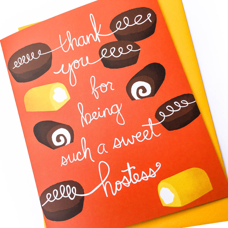Sweet Hostess Thank You Card