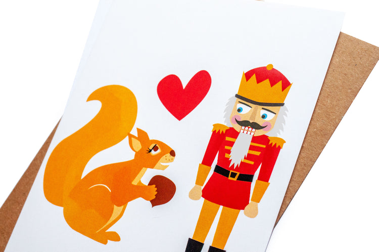 Nutcracker Holiday Love Card