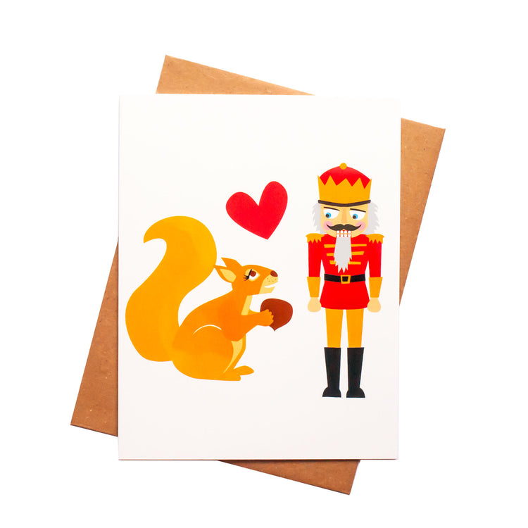Nutcracker Holiday Love Card