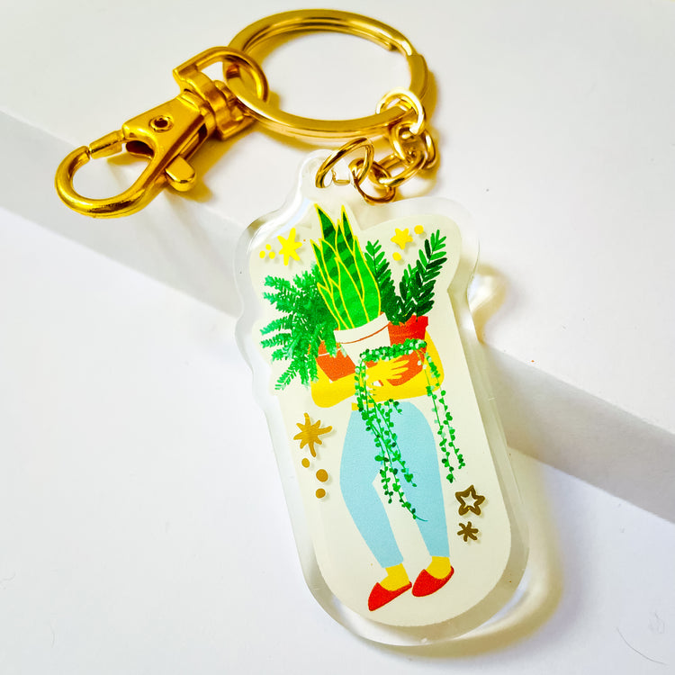 Plant Friend Acrylic Keychain