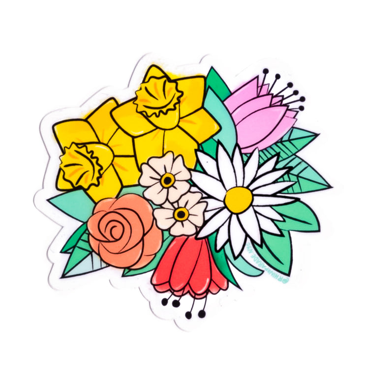 Flower Bunch Sticker