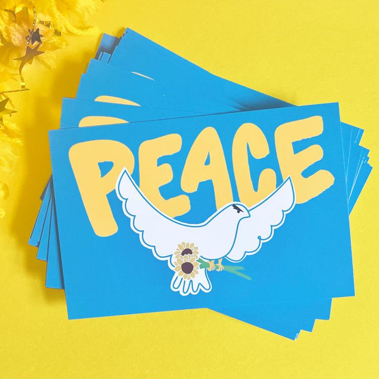 PEACE for Ukraine Postcard