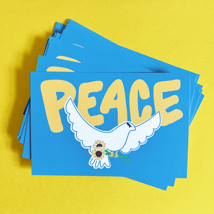 PEACE for Ukraine Postcard