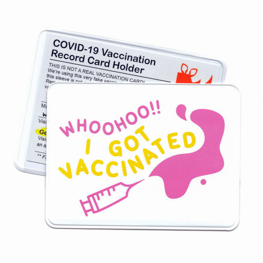 I Got Vaccinated! Vaccination Card Case/Holder