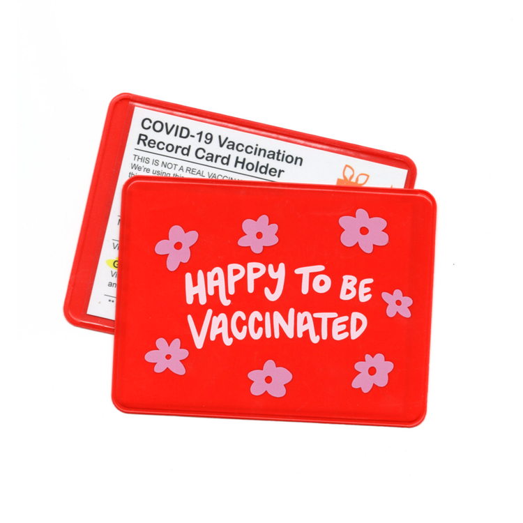 Happy to be Vaccinated Vaccination Card Case/Holder