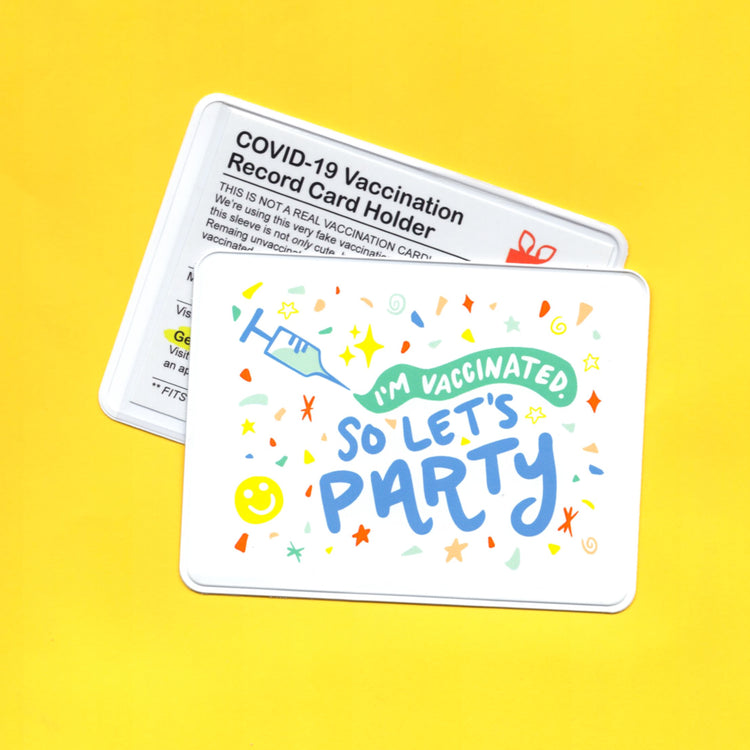 Let's Party!! Vaccination Card Case/Holder