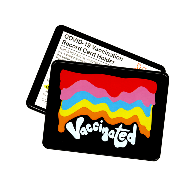 Groovy Vaccination Card Case/Holder
