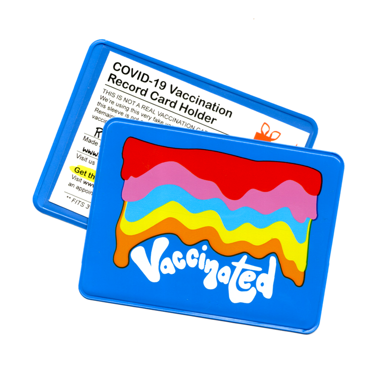 Groovy Vaccination Card Case/Holder
