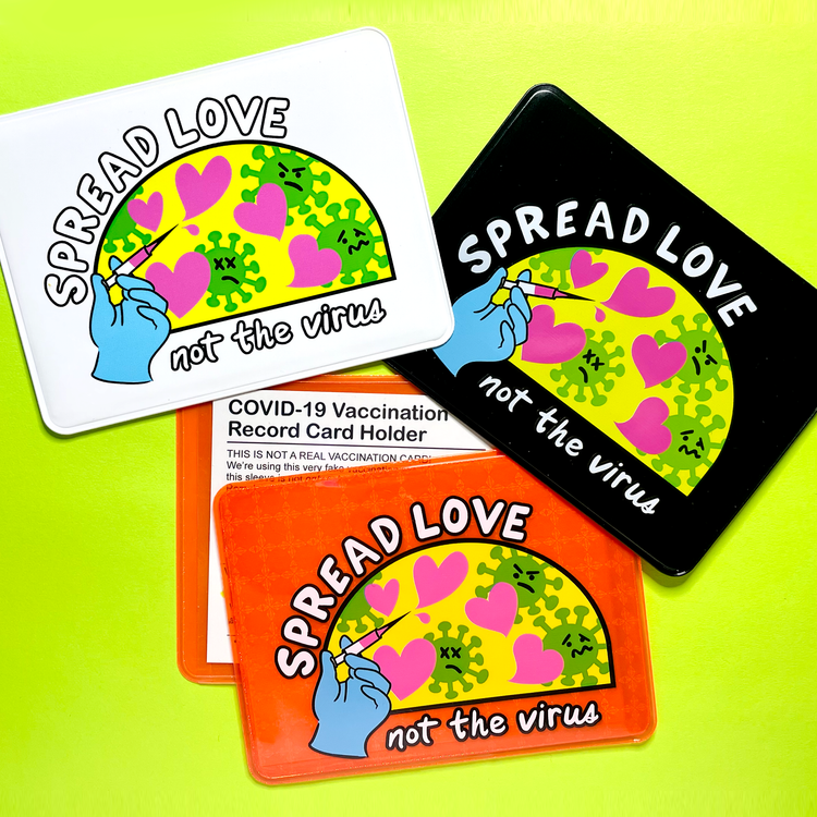 Spread Love Vaccination Card Case/Holder