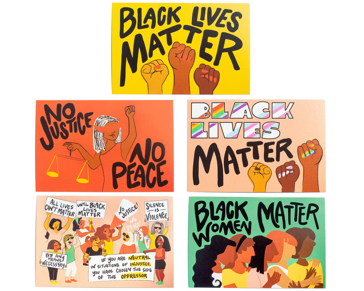 BLM Protest Postcards (Set of 5)