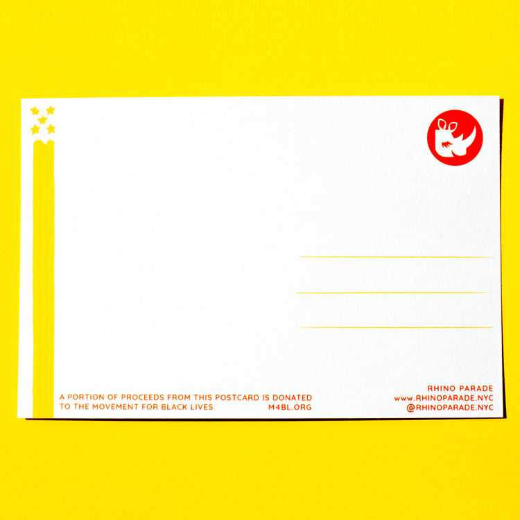 25x BLM Fists Protest Postcard