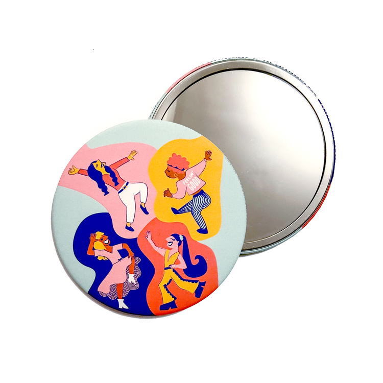 Dancing Girls Pocket Mirror