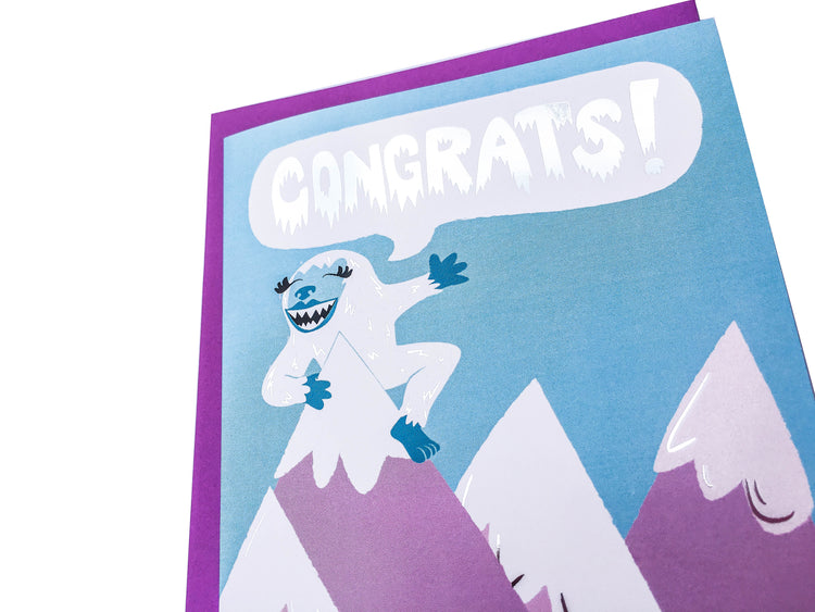 Yeti Congrats Card