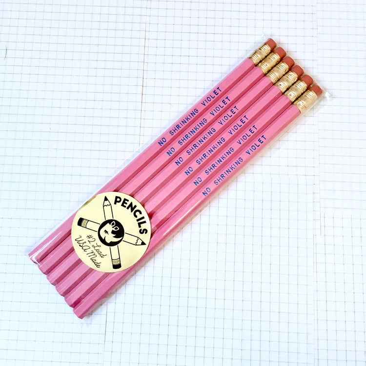 NO SHRINKING VIOLET Pencil Set