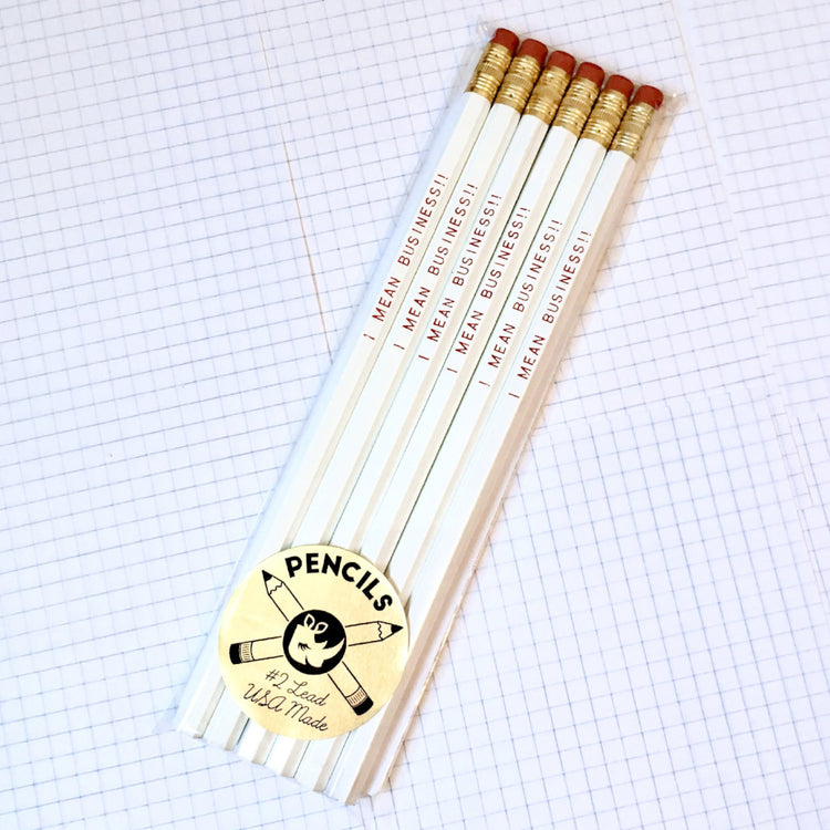 I MEAN BUSINESS!! Pencil Set