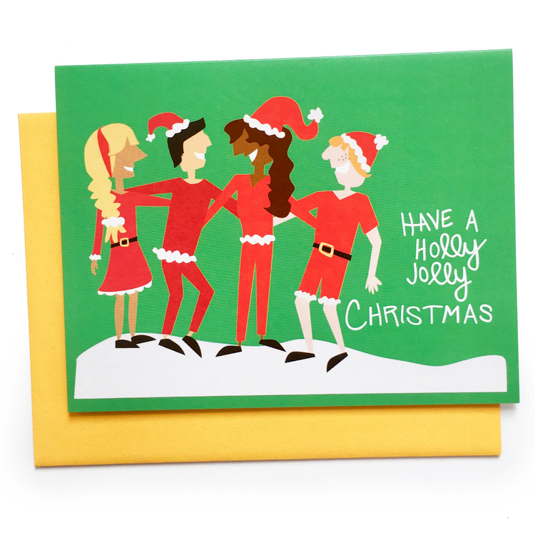Holly Jolly Friends Card