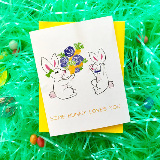 Some Bunny Loves You Card (Style B)