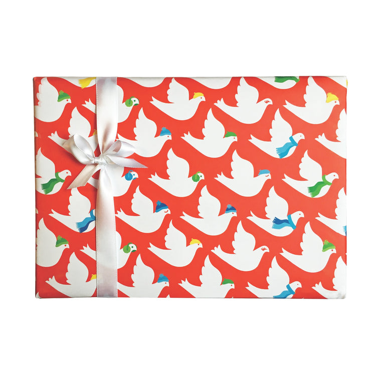 Winter Dove Gift Wrap