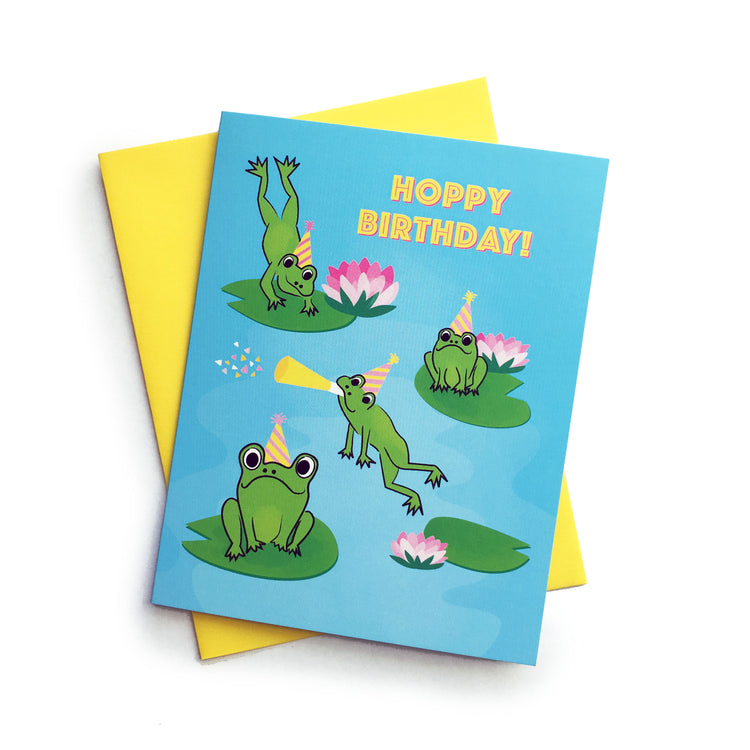 Hoppy Birthday Card
