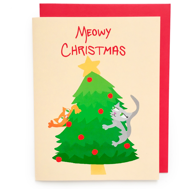 Meowy Christmas Card