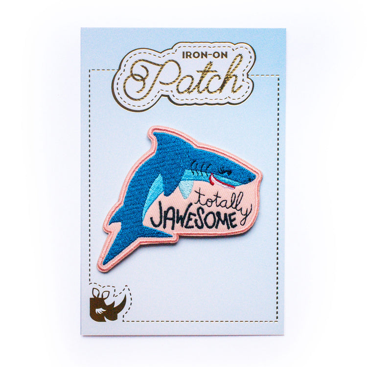 Totally Jawesome Iron-On Patch