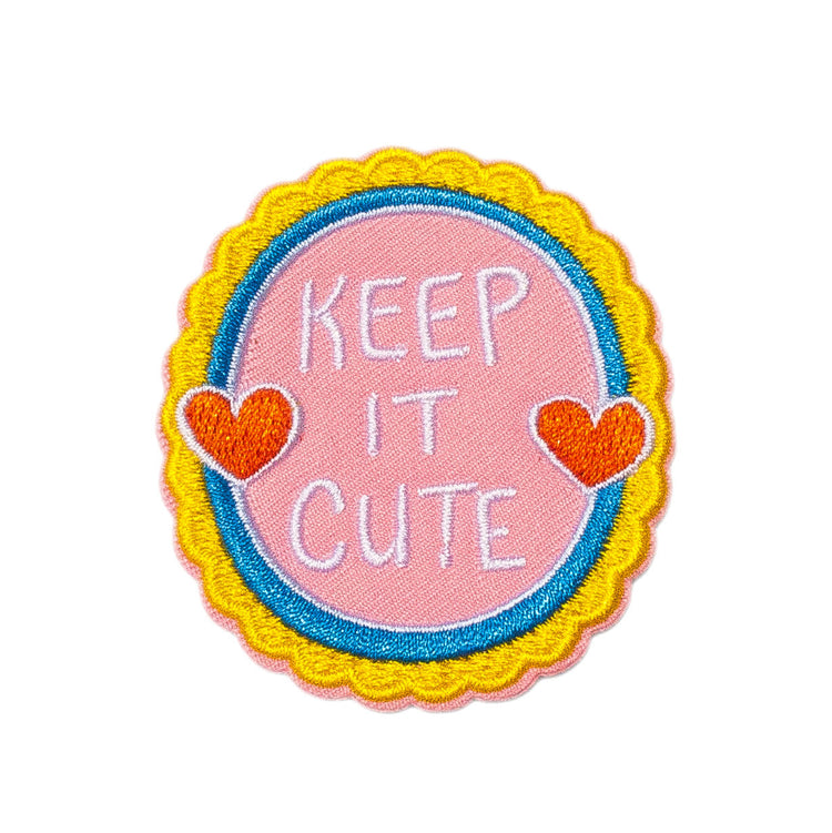 Keep It Cute Patch Iron-On Patch