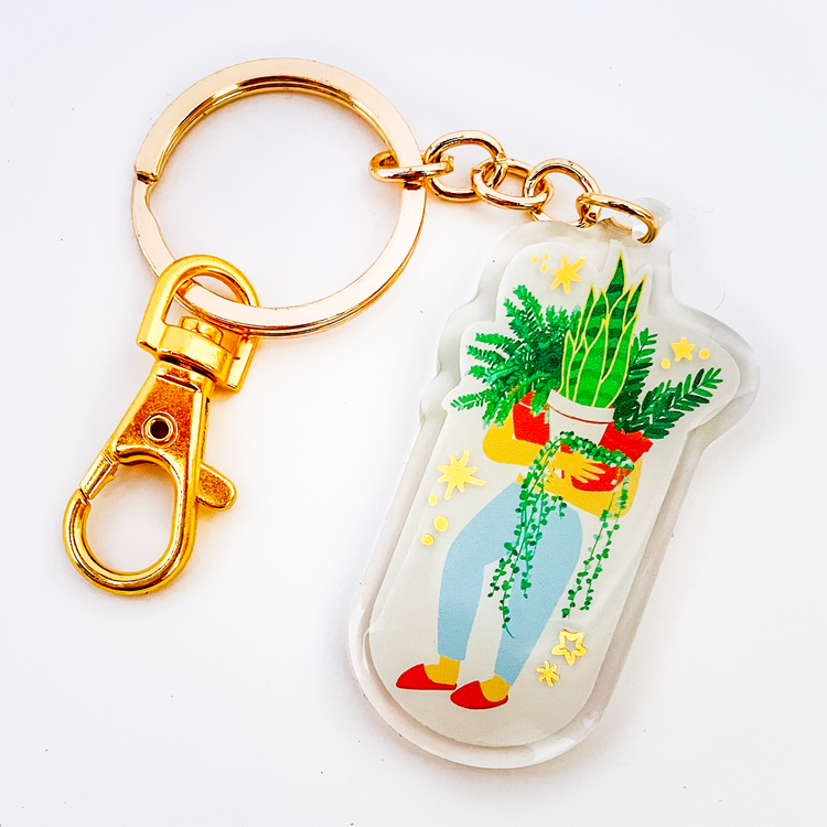 Plant Friend Acrylic Keychain
