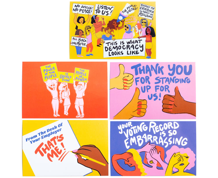 Everyday Protest Postcards (Set of 5)