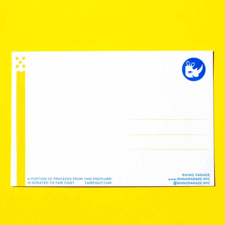 25x "Desk of Employer" Protest Postcard