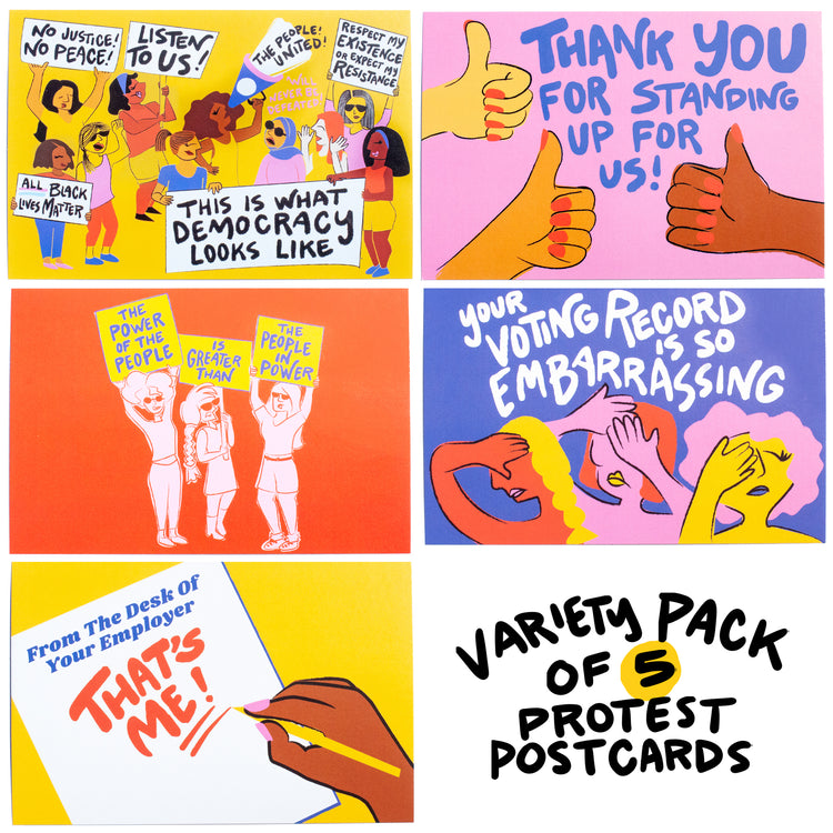 Everyday Protest Postcards (Set of 5)