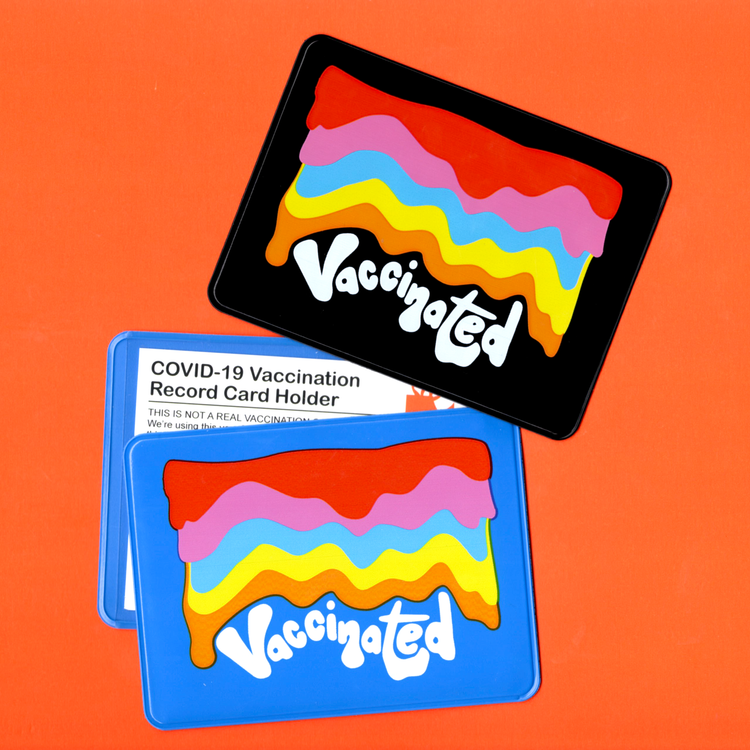 Groovy Vaccination Card Case/Holder