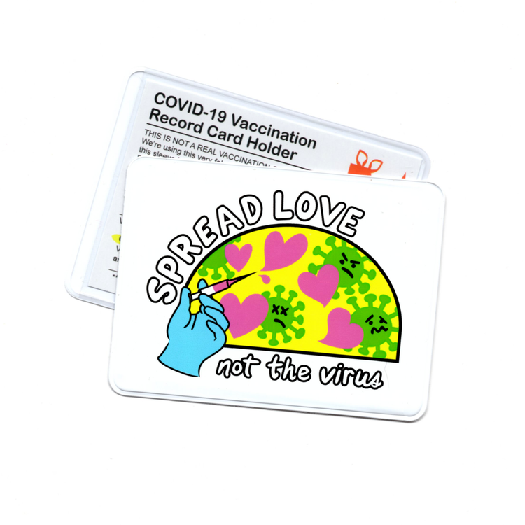 Spread Love Vaccination Card Case/Holder