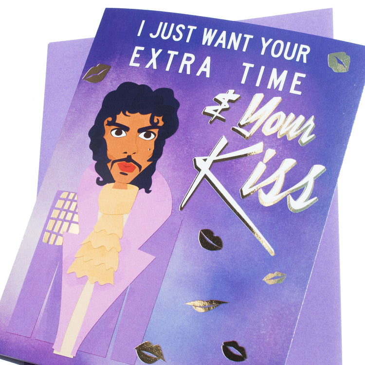 Extra Time Kiss Prince Love Card