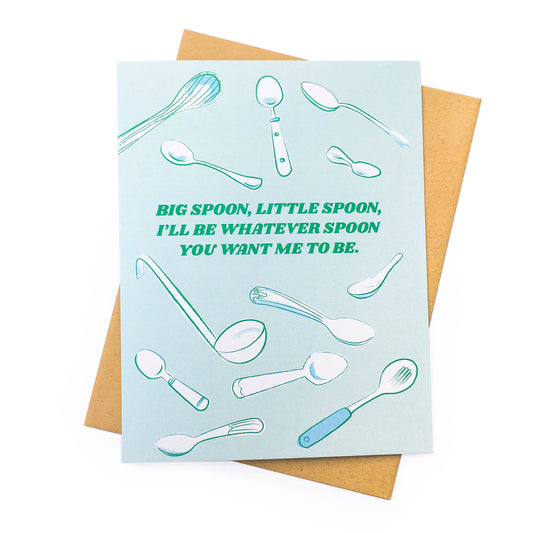 Whatever Spoon You Want Love Card