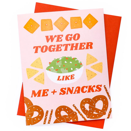 Me + Snacks Love Card