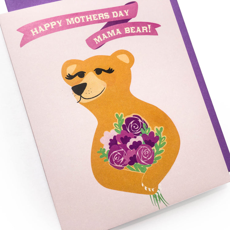 Mama Bear Mothers Day Card