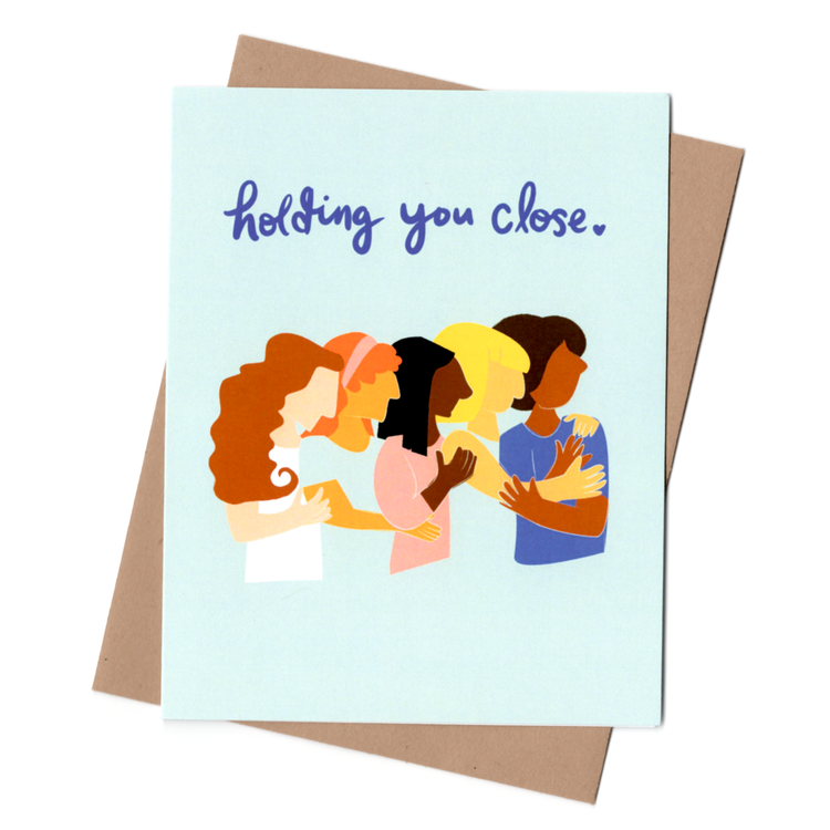 Holding You Close Sympathy Card