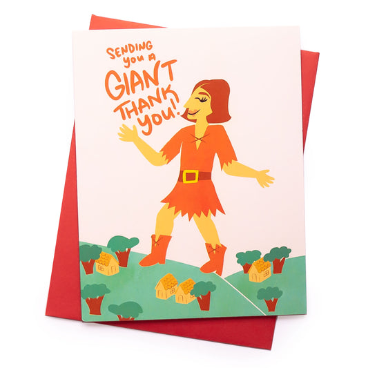 Giant Thanks Thank You Card