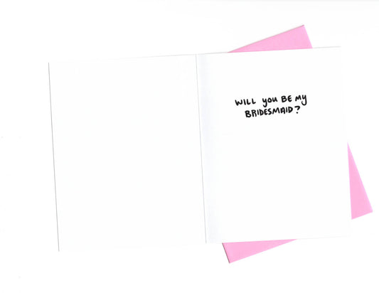 I Promise I Won't Make You Wear This Bridesmaid Proposal Card