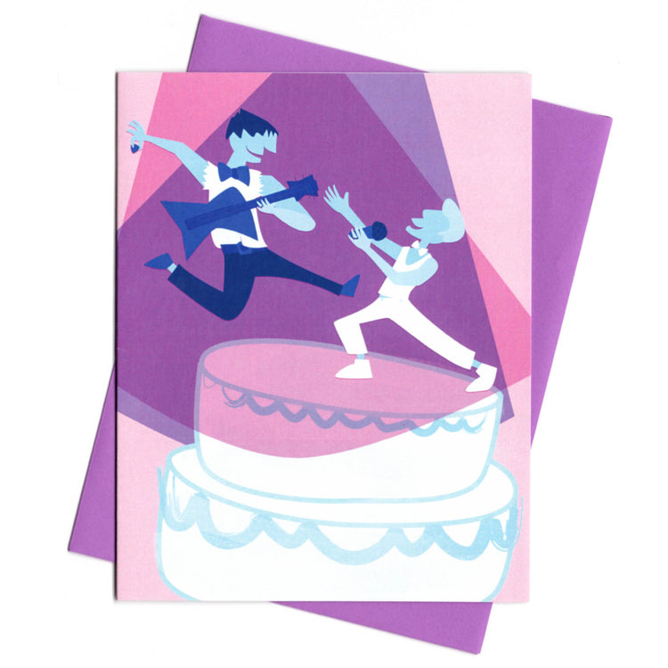 Rockstar Wedding Card - Groom/Groom