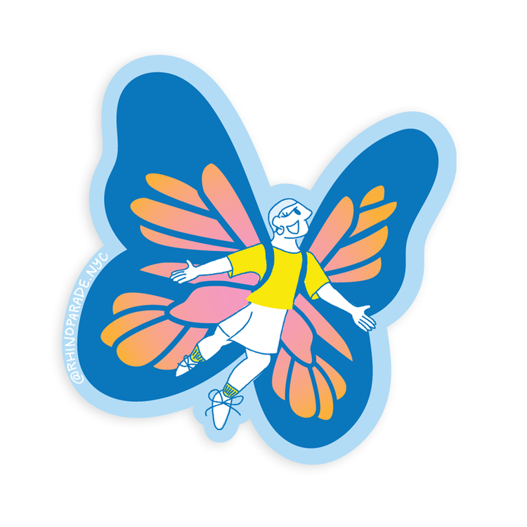 Butterfly Backpack Vinyl Sticker