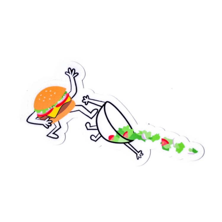 Food Fight Sticker